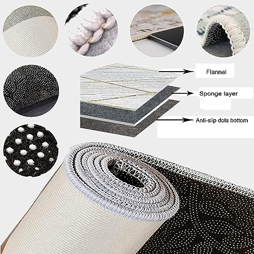 Tapete decorativo 6x8 pies ultra suave antideslizante miniatura 5