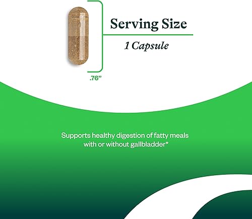 Miniatura 3 de Seeking Health Ox Bile, 125 mg de suplemento de enzima digestiva, apoyo de la vesícula biliar, apoyo a la intolerancia de la histamina, cápsulas