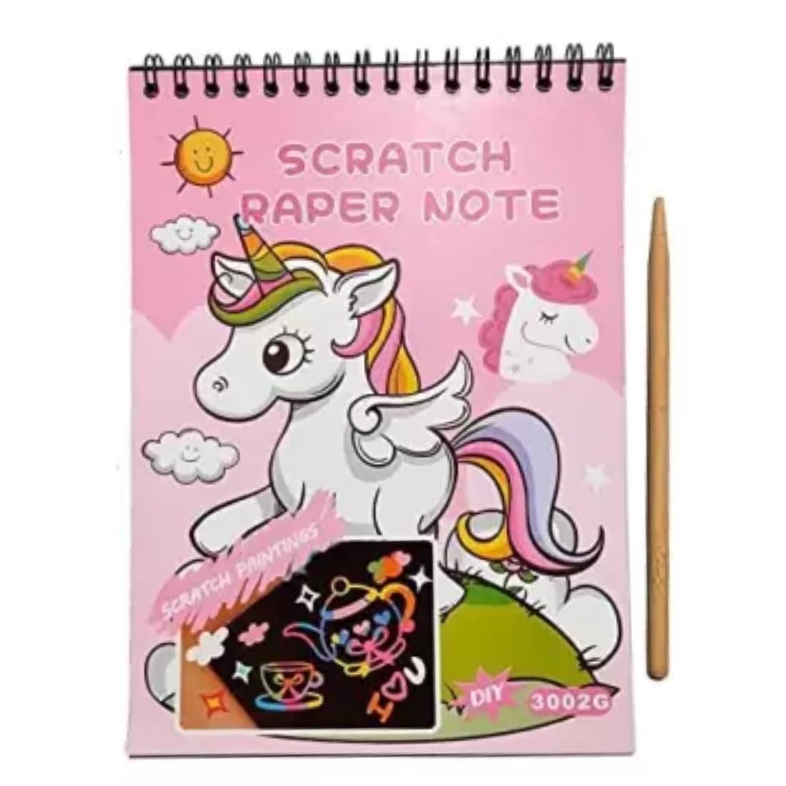 Urban Festivities Unicorn Scratch Art Book with Scratch Tool for Kids Unicorn Craft Kits & Supplies DIY Activity & Stickers Gifts for Toddlers Girls & Boys Travel Toys for Kids Birthday Return Gifts (B0CKZBF5ZY) Amazon Price History, Amazon Price Tracker