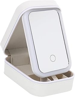 FOMIYES Espejo de maquillaje con luces LED, e...