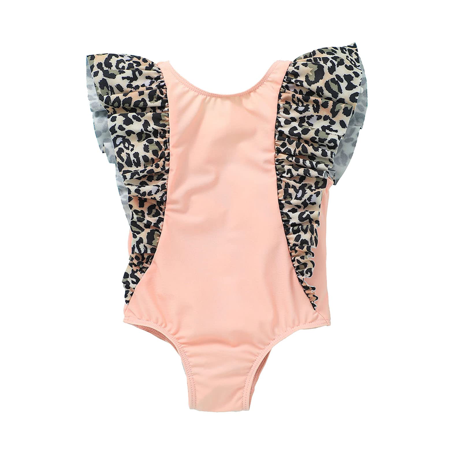 leopard print infant swimsuit