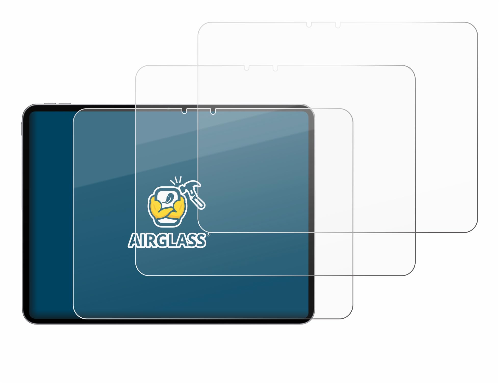 brotect 3 Pezzi Pellicola Vetro per Oppo Pad 6 | Chiara Protezione Schermo Made in Germany, Durezza 9H Anti-Graffio Glass Screen Protector