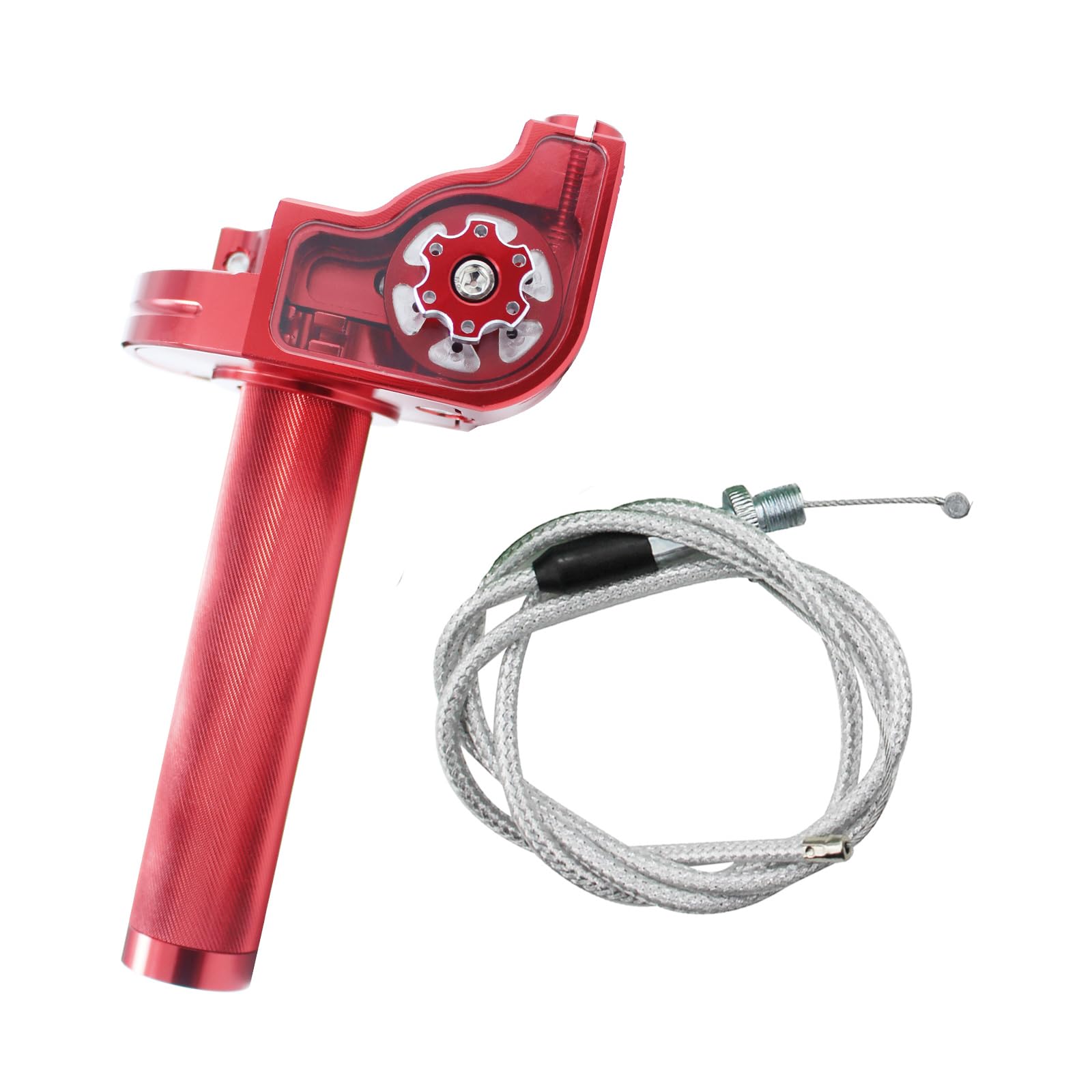 Throttle Grip Moto 22mm CNC Alluminio Quick Twister Cavo Acceleratore per CRF50 CRF70 70 110 70CC 110CC IRBIS 125 250 Dirt Pit Bike Accessori