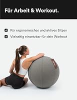 STRYVE Gimnasztikai Labda 65-70 cm Pumpával, Ülőlabda Csúszásmentes Felülettel 150 kg Terhelhetőséggel 2