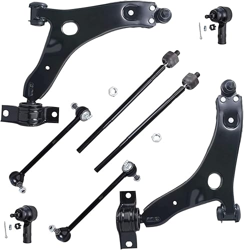 Miniatura 191 de Detroit Axle - Kit de suspensión delantera de 8 piezas para Toyota Sienna 2004-2010, brazos de control inferiores con rótulas interiores exteriores