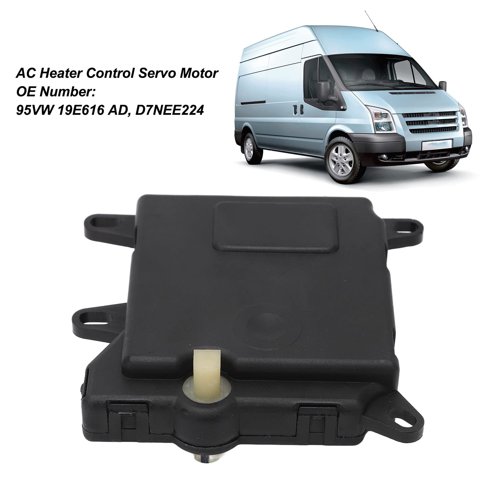 EBTOOLS Heizungsstellantrieb ABS Auto Heizungsregler 95VW 19E616 AD D7NEE224 AC Heizungssteuerung Servomotor Ersatz für Ford Transit T12 T15 V347 V184 1995-2012