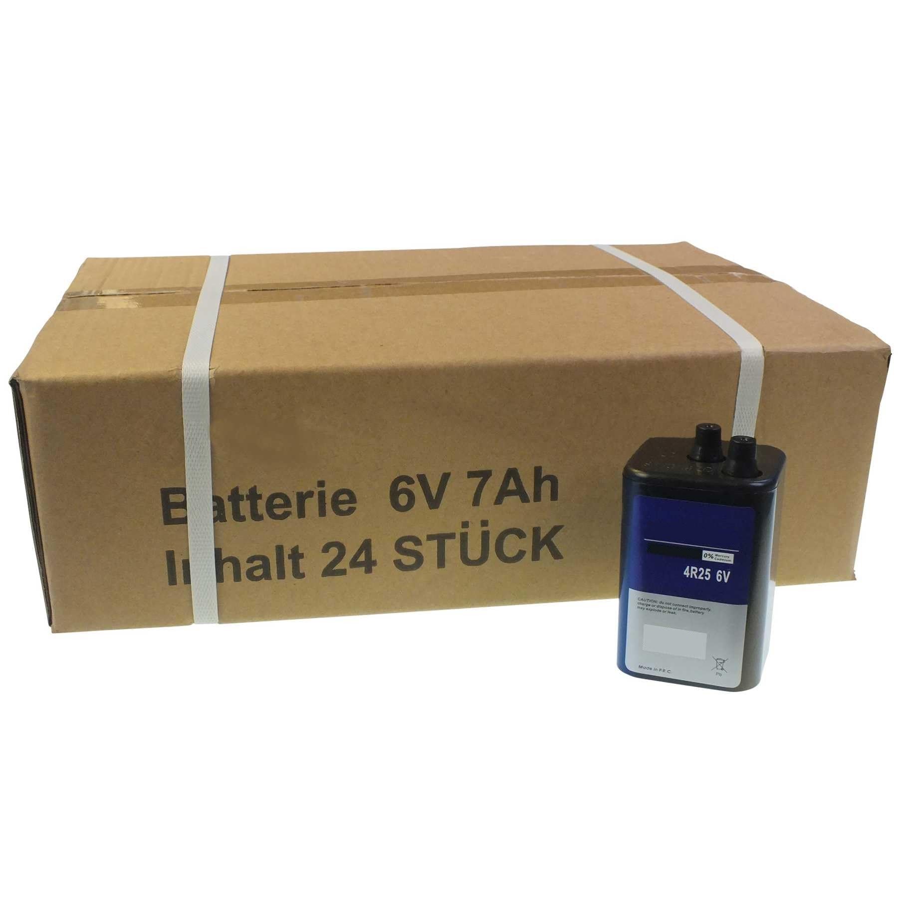 AWOTEX Blockbatterie 6 Volt 7Ah 4R25 I 20 Stück AWOTEX Blockbatterie 6 Volt 7Ah 4R25 I 20 Stück