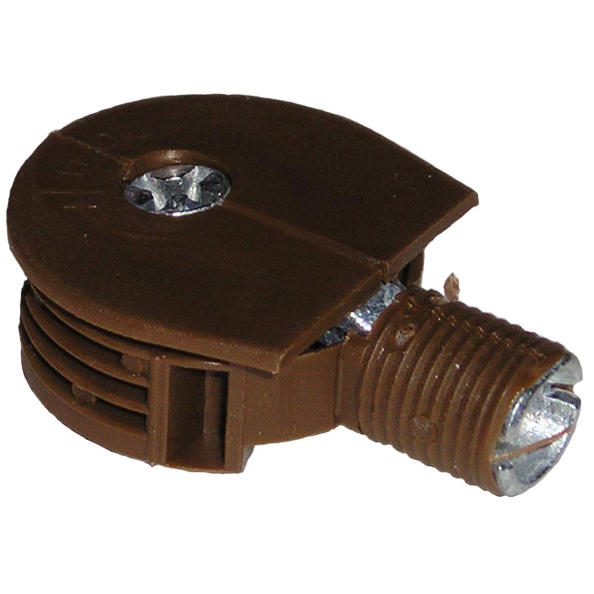 Brown Quickloc Flanged Fasteners for Face 25mm Boring
