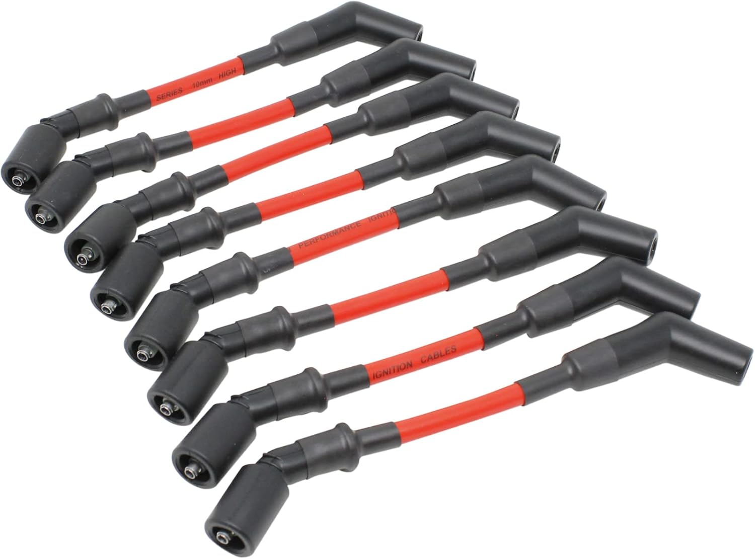 AIP Electronics Dragon FIRE Performance Replacement Performance Series 10mm Spark Plug Wire Set Replacement for Chevy GM LSx LS1 LS2 LS3 LS6 LS7Fits Round Coils Only OEM Fit PWLS-DF