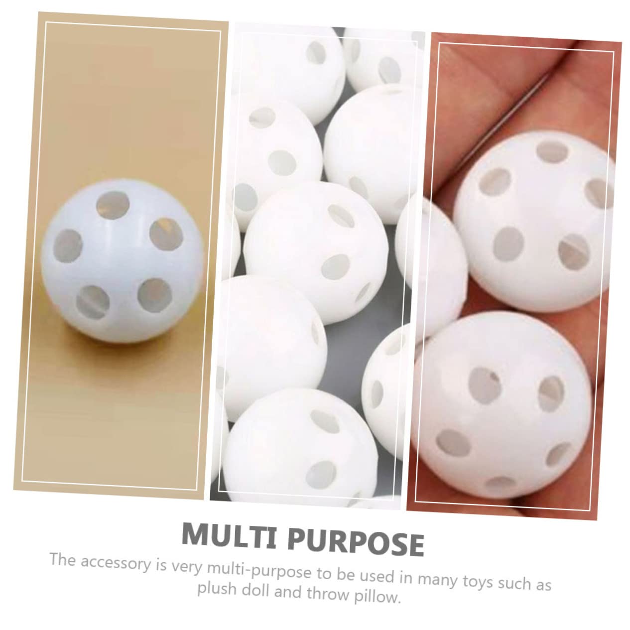 HEMOTON 100Pcs Noise Maker Inserts Replacement Accessories for DIY Engaging Sound Effects for Crafts and Pet