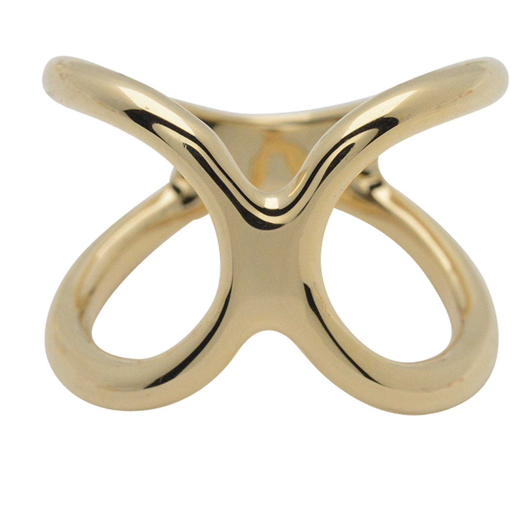 Cross Wave X Scarf Ring Gift Packed