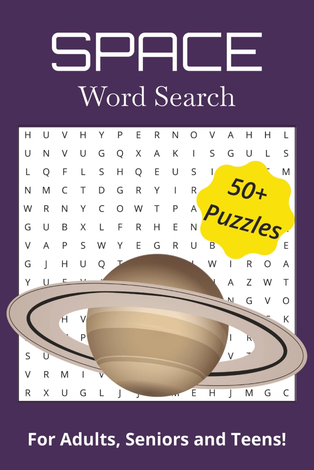 Space Word Search Puzzle Book: Word Searches with Easy to Read Print about Space, Astronomy, Planets and more | 6x9 inches | 110 pages | 50+ Puzzles. Gift for Anxiety Relief and Relaxation