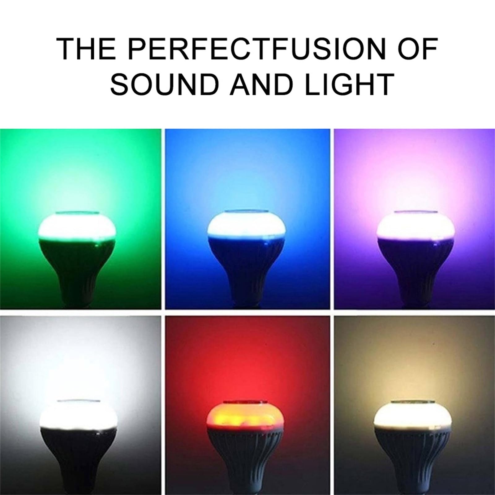Żarówka LED, 12W E27 RGB Bluetooth Light Music Multicolor Zmiana żarówek Inteligentne żarówki LED Bluetooth z pilotem na imprezę domową,4pcs