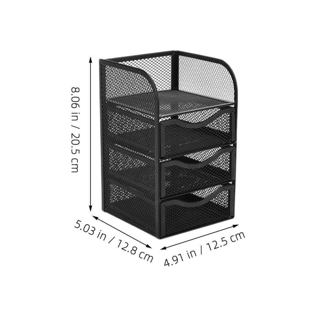 EXCEART Organizador De Escritorio De Almacenamiento Para Contenedor De Archivos y Accesorios Para Mantener El Escritorio Desorden