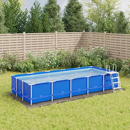LLEZKBR Tejido para suelo de piscina, gris claro, 550 x 280 cm, geotextil de poliéster
