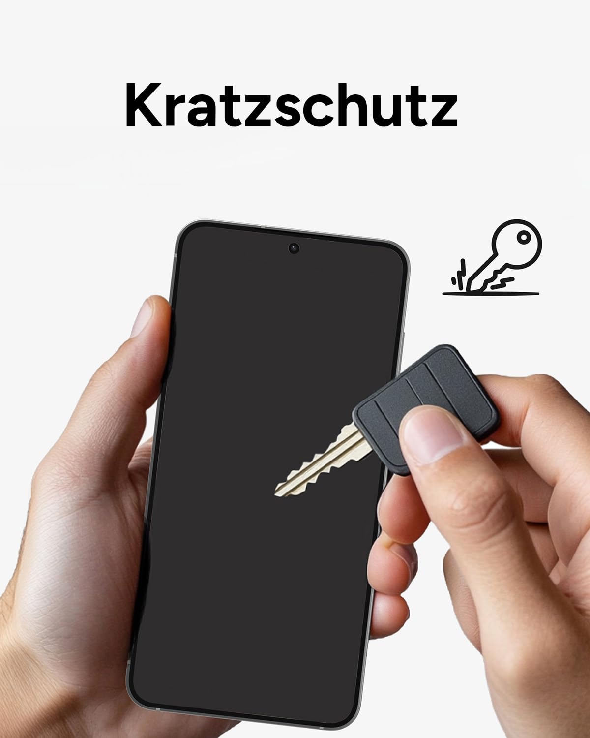 ZAGG InvisibleShield Glass XTR3, Displayschutz aus gehärtetem Glass für iPhone 15 Pro [6.1-Inch], Hüllentauglich, Blaufilter, Einfache Installation, berührungsempfindlich, stossfest (Transparent)