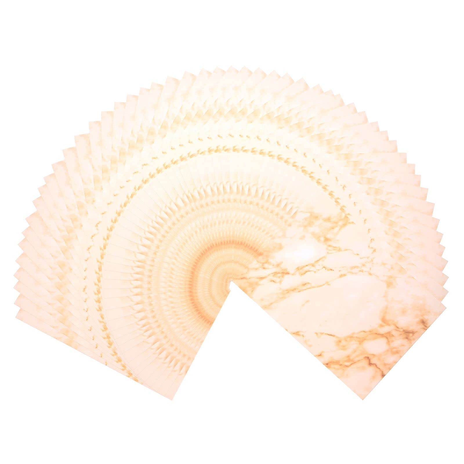 Florence Marble Cardstock, 50 Sheets, A4, Certificate Paper, Beige, Parchment Paper for Writing and Craft, 200 GSM - Image 3