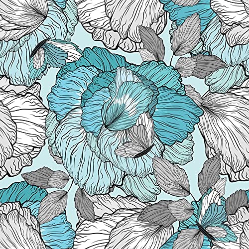 Autocollant Mural Fleurs Coloray Rénovation Meuble Facile sans Colle