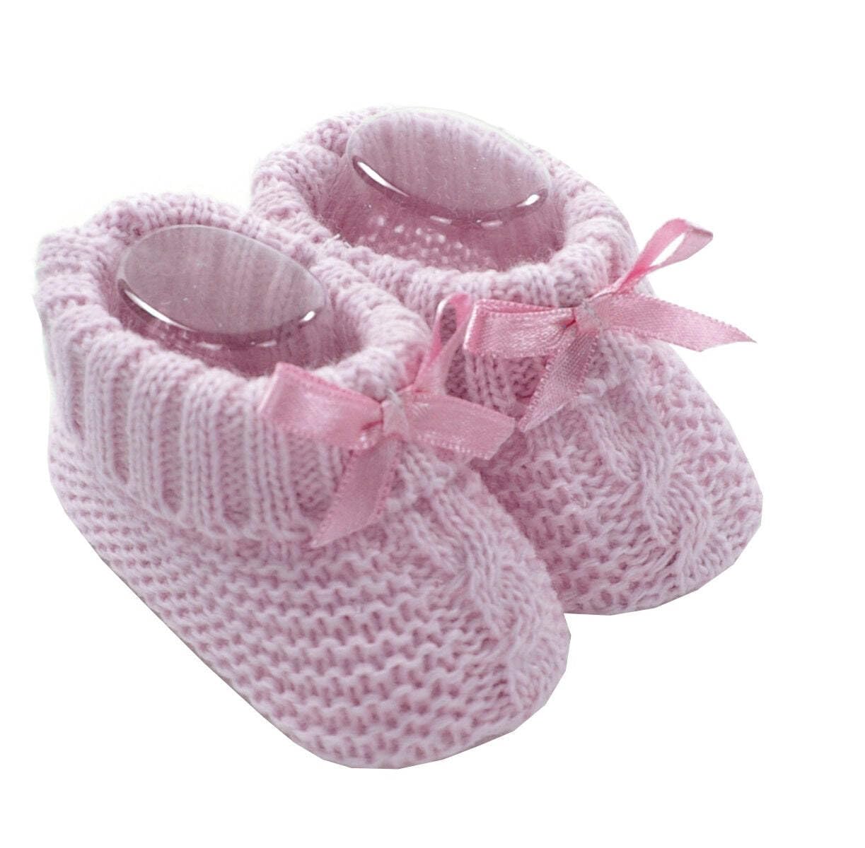 XXL Windeltorte für Mädchen mit Babybooties rosa / 59-teilig / 3-stöckig