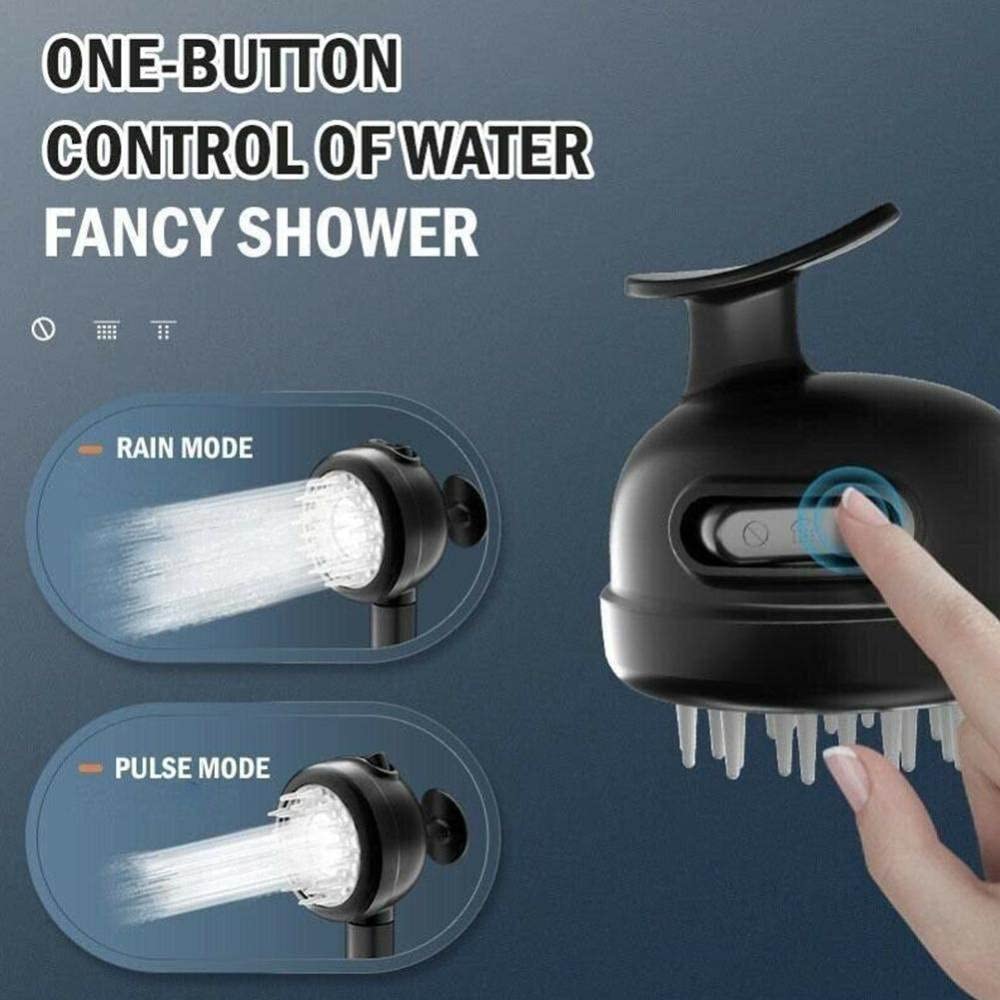 Ducha de alta presión Cabezal de ducha de mano ajustable de 3 modos con cabezal de ducha de gel de sílice, E, China