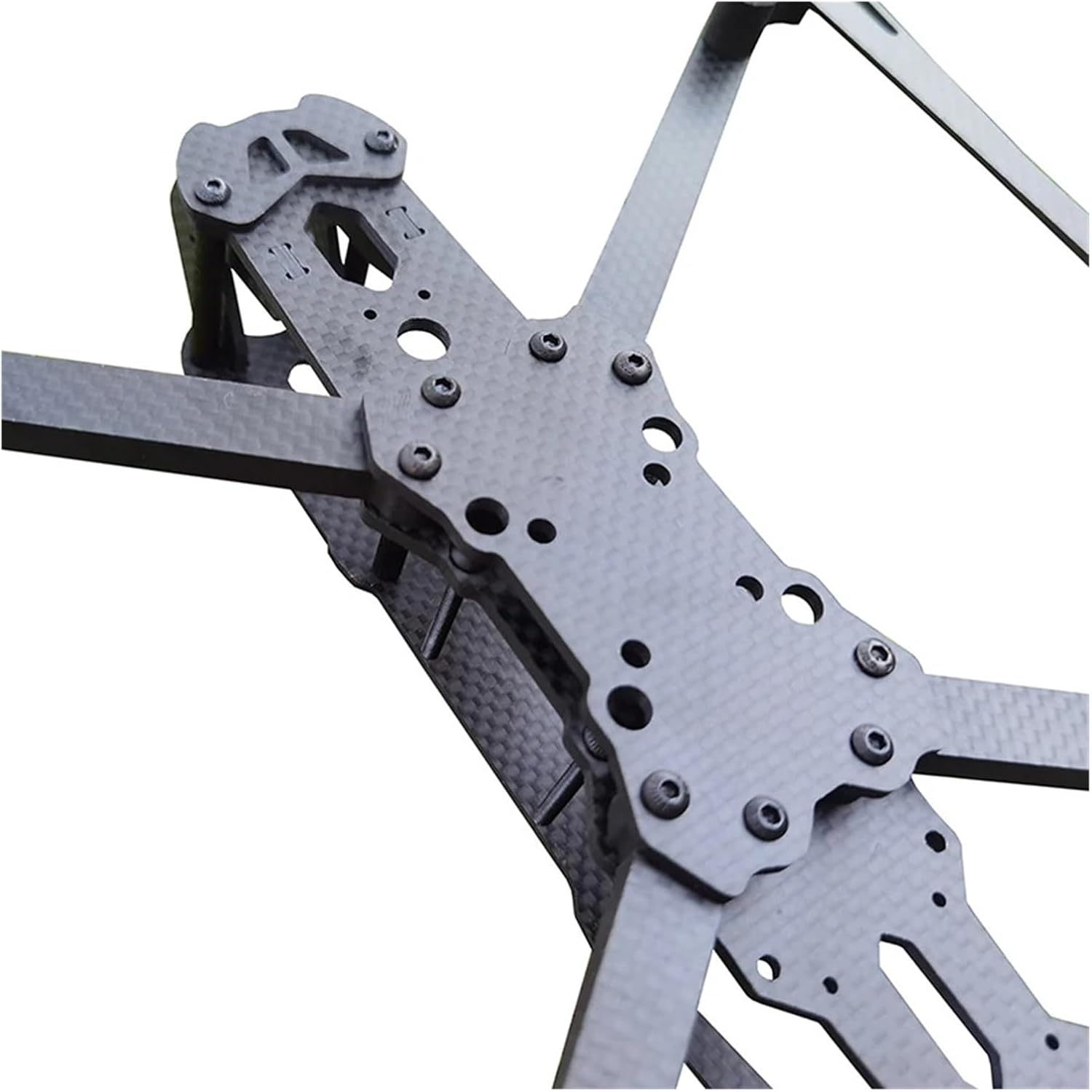 Compatible for MAK4 V2 MARK4, Drone Frame KIT 8/9/10inch 367/387/427mm Carbon Fiber for RC Freestyle Long Range Racing Quadcopter(V2 10inch)