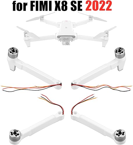 Miniatura 2 de Brazo de motor para FIMI X8 SE 2022 Reparación de drones Izquierda Derecha Delantera Trasera Pierna Trasera Accesorios de Repuesto (Color Brazo