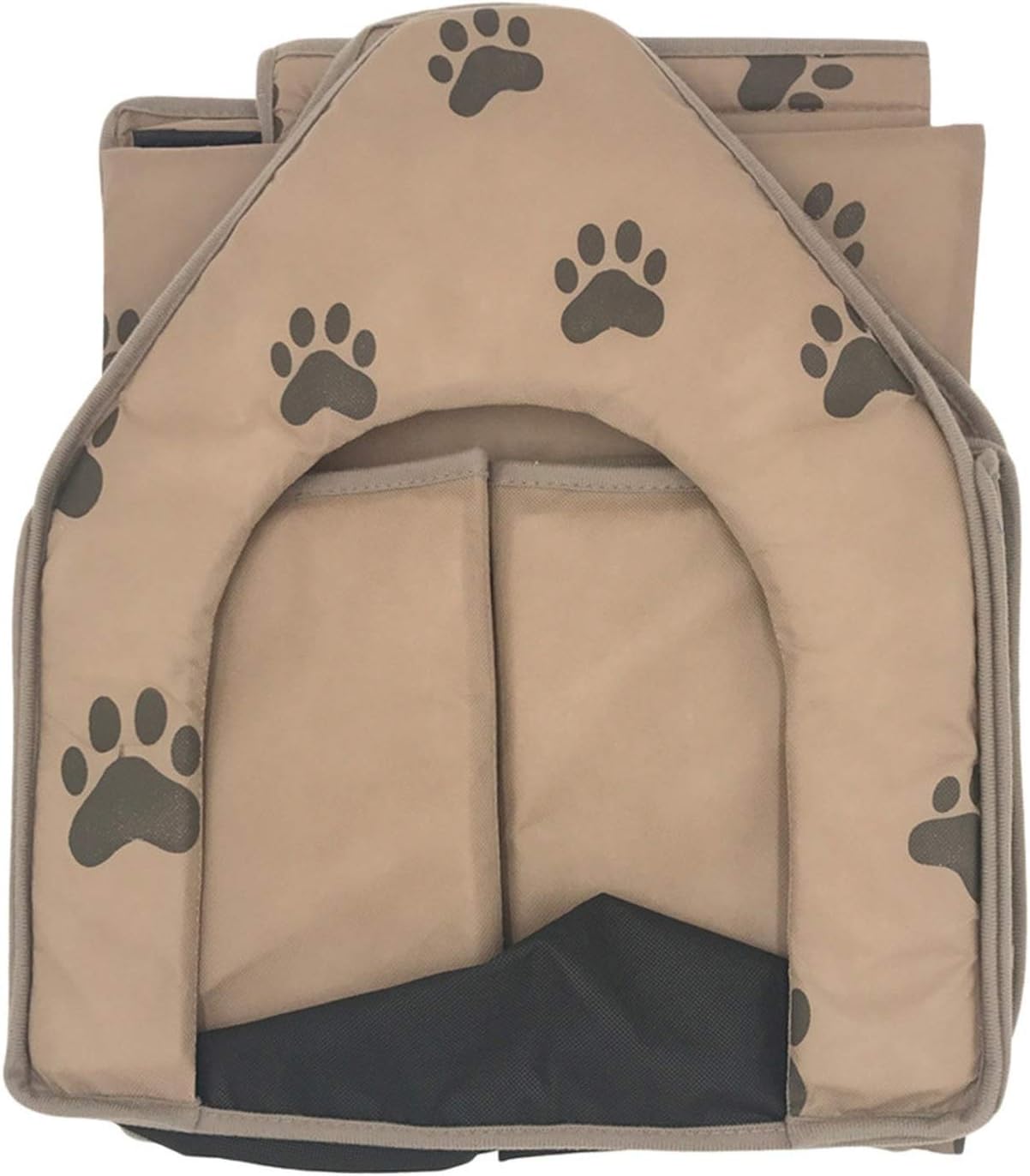 Foldable Dog House Small Footprint Pet Bed Tent Cat Kennel Indoor Portable Trave Warm Blanket pet Supplies playpen for Dogs,Multicolor,47x49x49cm