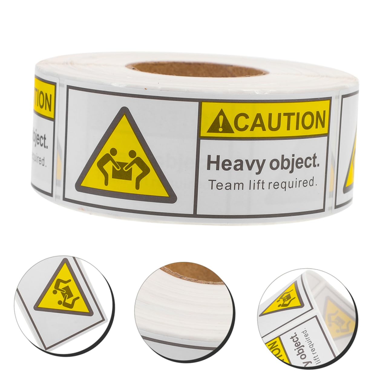 SOLUSTRE 6rouleaux Étiquettes Avertissement Pour Colis Lourd De Stickers Adhésifs Signalez La Manipulation Avec Et Efficacité