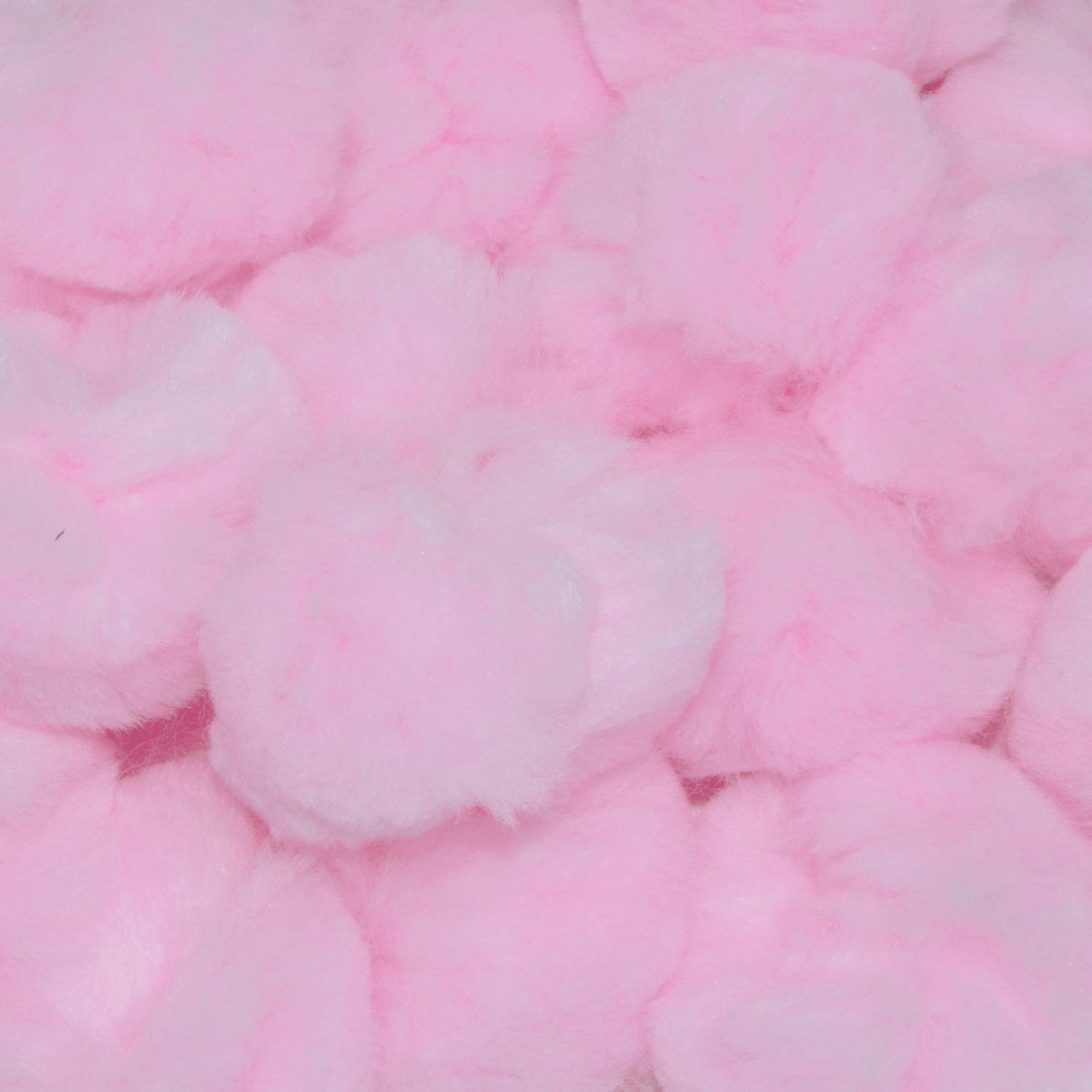 Amazon.com: 1 inch Light Pink Small Craft Pom Poms 100 Pieces