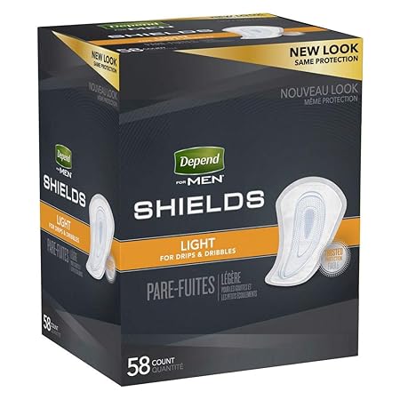 Depend Shields for Men, Box/58