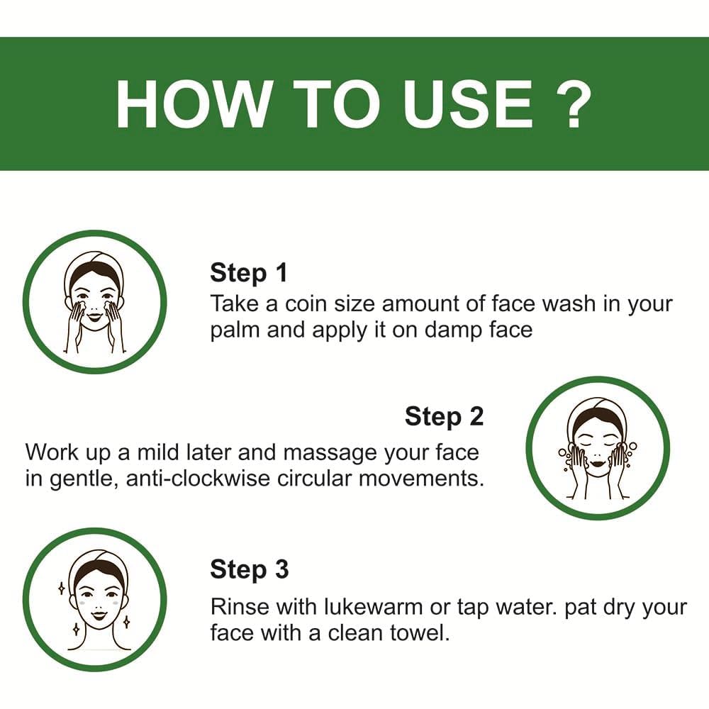PRATHNA CREATION Aloe Vera Face Wash for Glowing Skin | Hydrating & Soothing Cleanser for Men & Women | Gentle Foaming Daily Face Wash for Fresh & Clear Skin | Suitable for All Skin Types | 100ml (ALOEVERA) 4