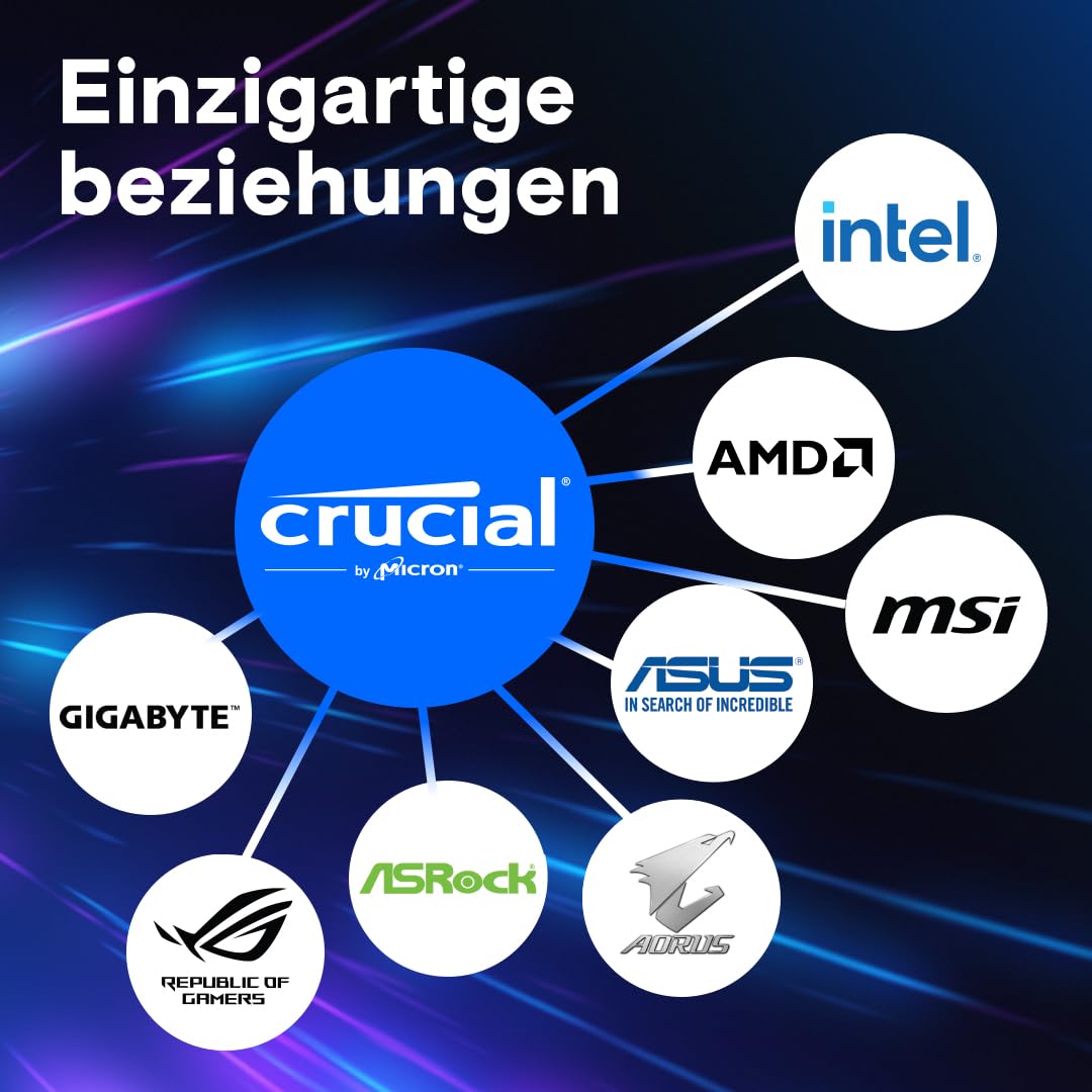 Crucial Pro DDR5 RAM 32GB Kit (2x16GB) 5600MHz, Intel XMP 3.0 / AMD Expo, PC Computer Arbeitsspeicher - CP2K16G56C46U5
