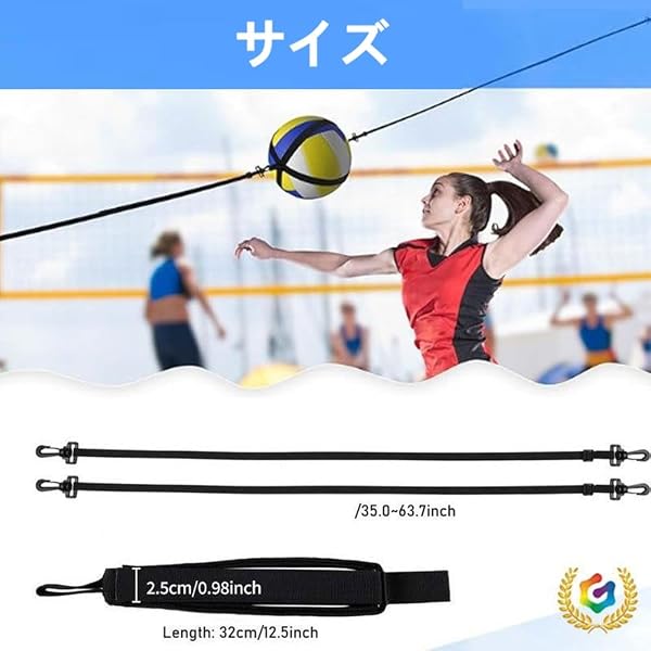 バレーボール 練習 バレー アタック サーブ スパイク トス 練習器具 4号球 5号球 対応 小学生 中学生 クラス 部活 サークル トレーニング バレーボール用品 - 2