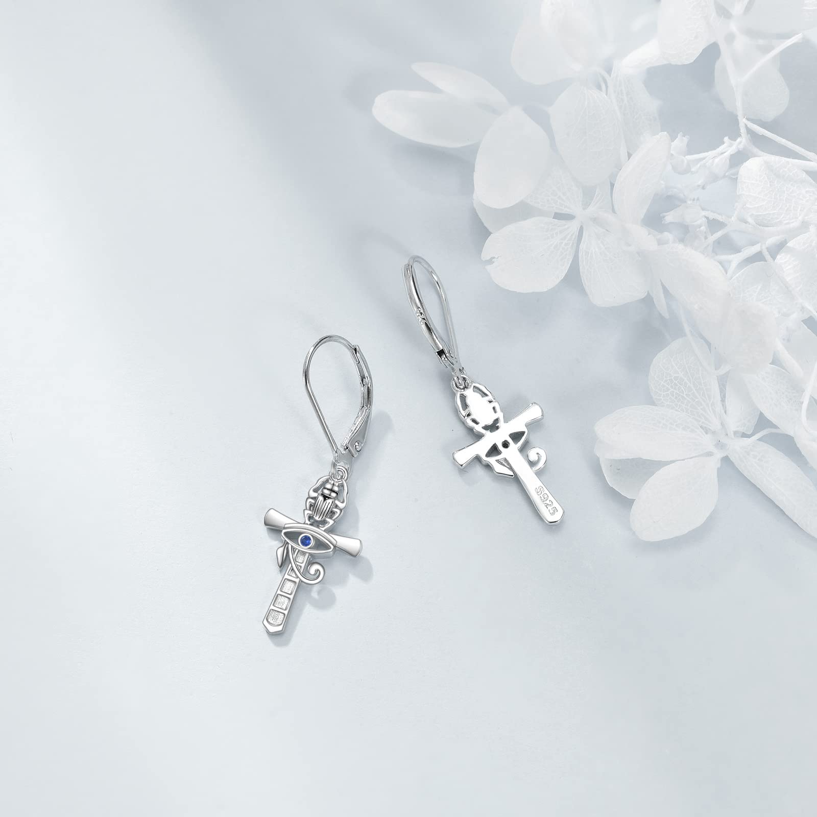 YFN Voodoo Ohrringe Sterling Silber Gothic Hexe Ohrstecker Schmuck Goth Geschenke für Damen Tochter