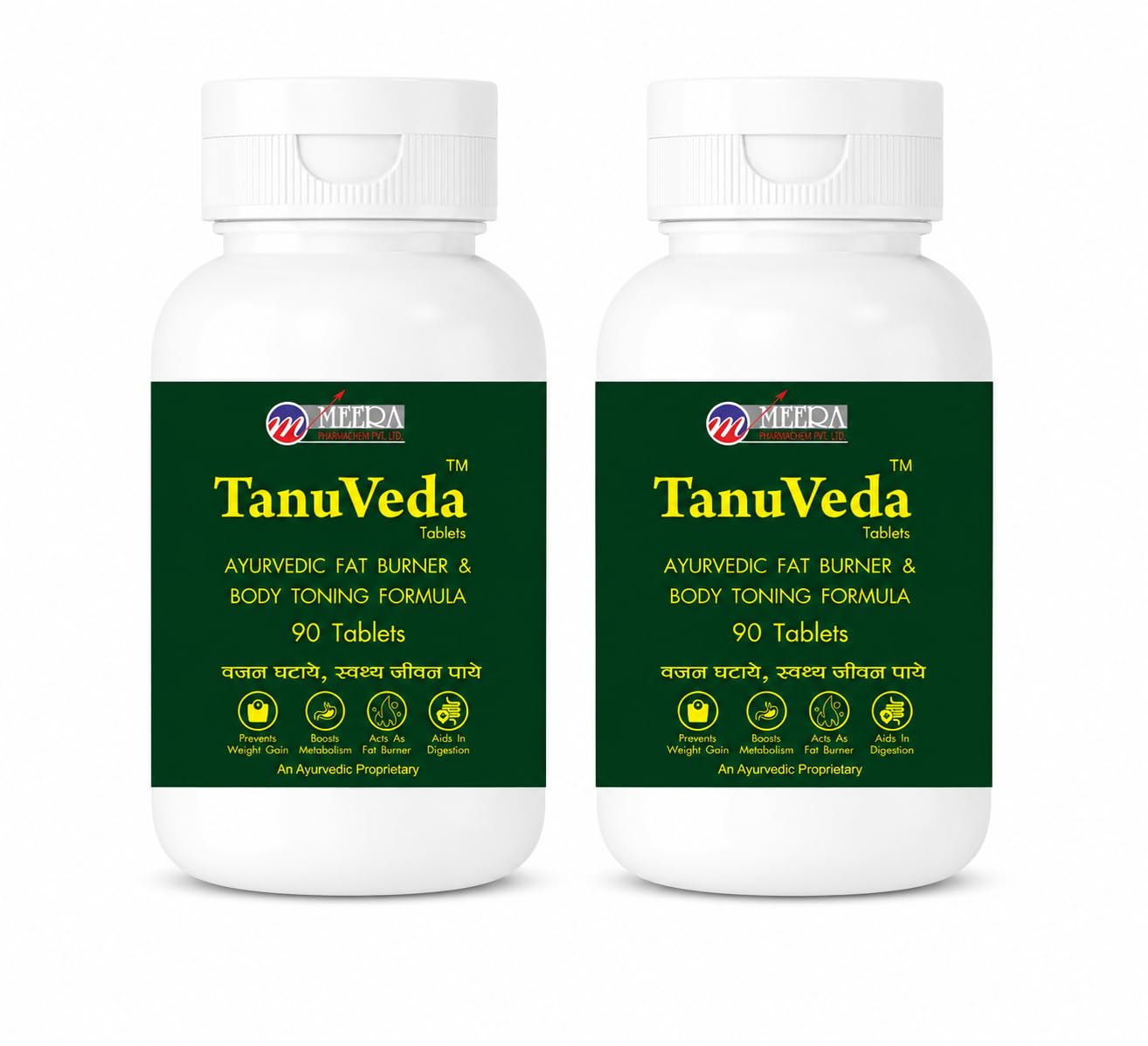 Ayurvedic Weight Management Tablets | Garcinia, Green Tea & Green Coffee Extract Blend | Herbal Wellness Supplement | 90 Tablets | Pack of 1-image-37