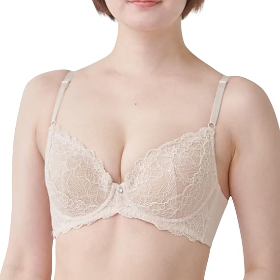 Amazon ベルメゾン ブラジャー レディース 2カップアップ 盛り胸 ブラ ブラジャー 通販