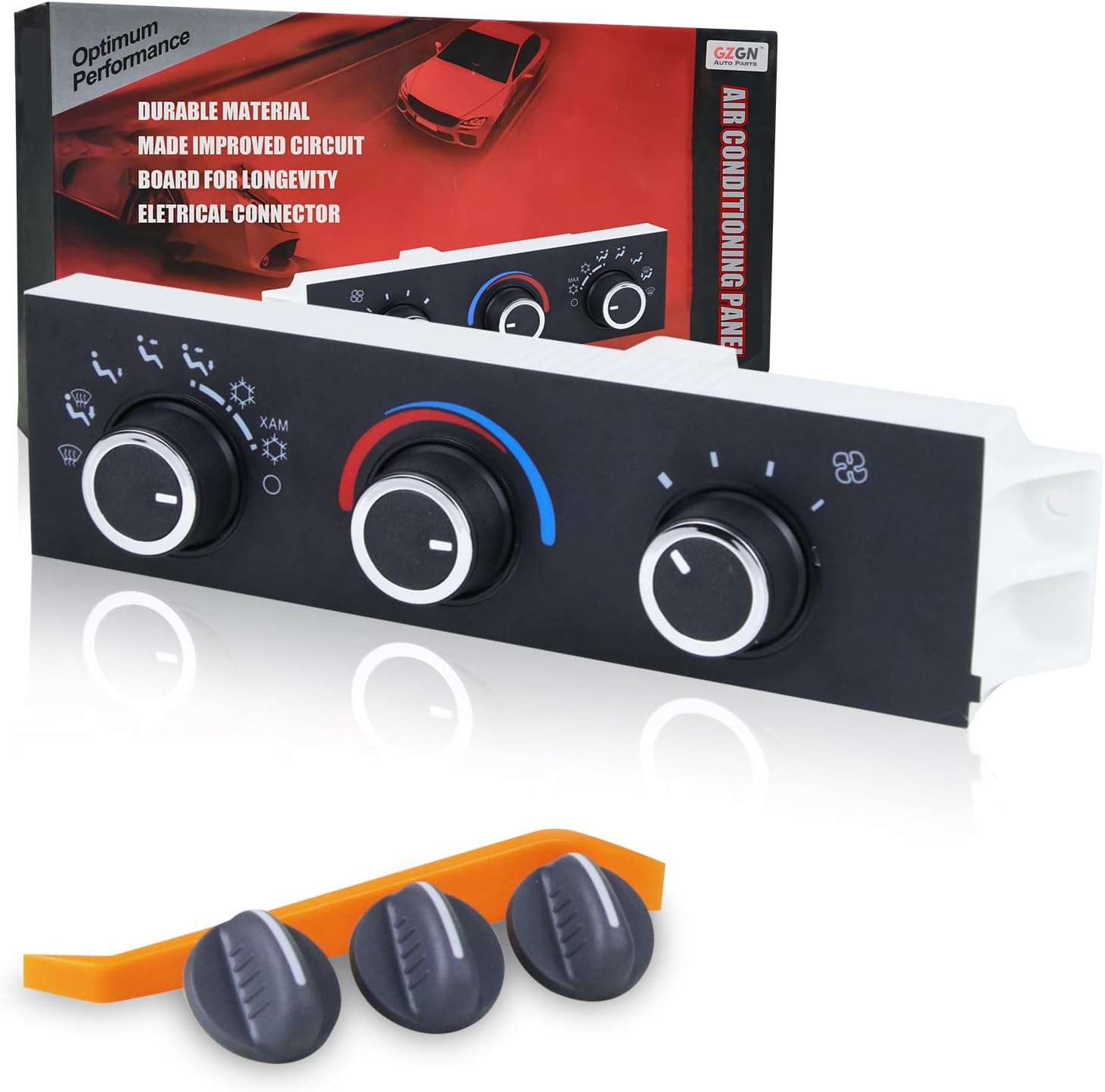 599-217 Front A/C Heater Climate Control Module Panel Compatible with 1996-2014 Chevrolet Express 1500 GMC Savana 1500 1996-2020 Chevrolet Express 2500 3500 GMC Savana 2500 3500 Replace 15073274