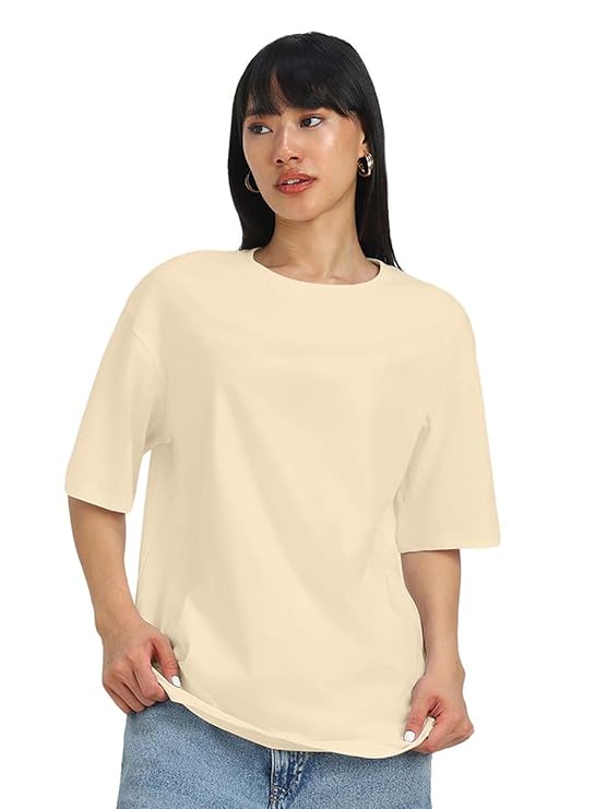Oversized Cream T-shirt