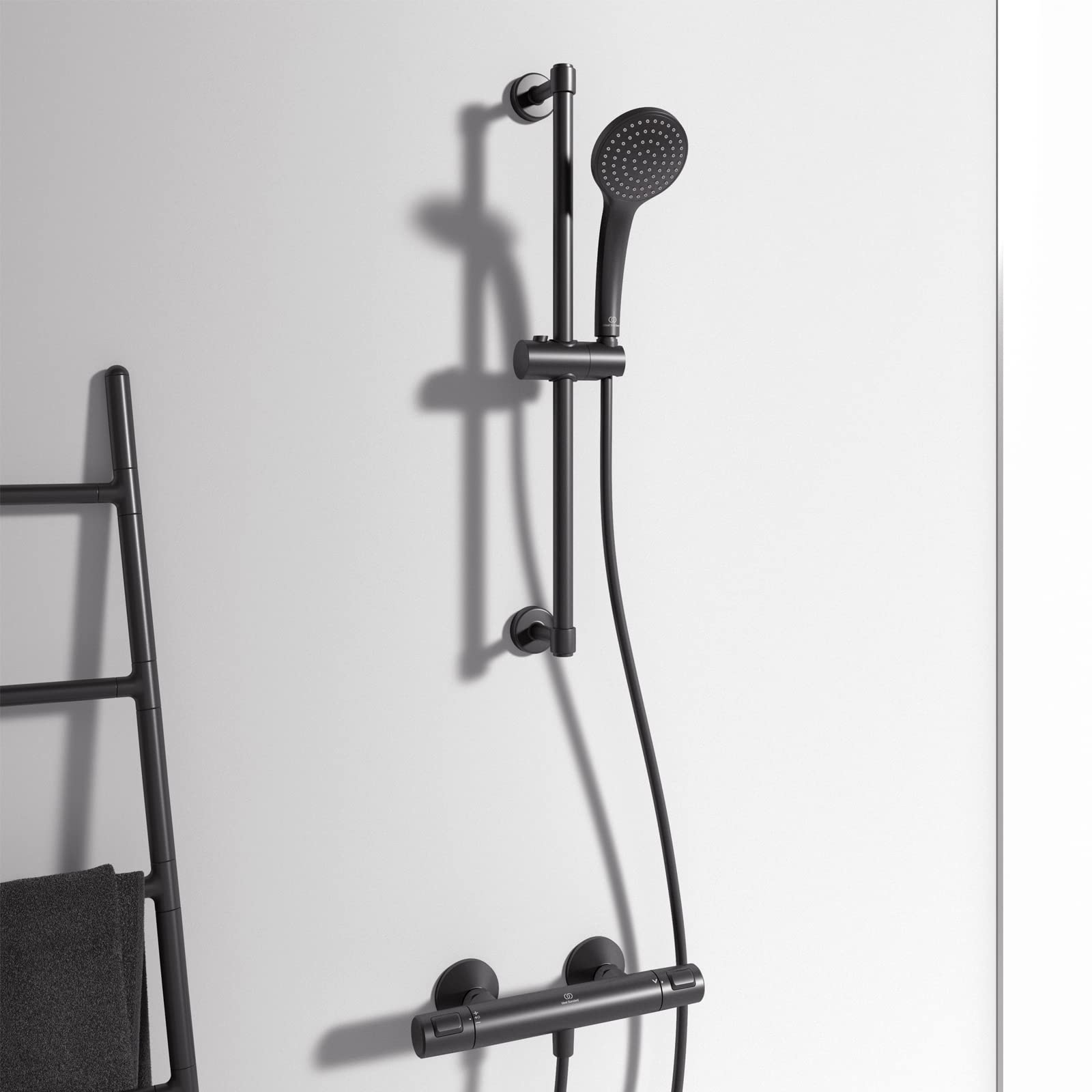 Ideal Standard - Idealrain Asta doccia, Nero Seta