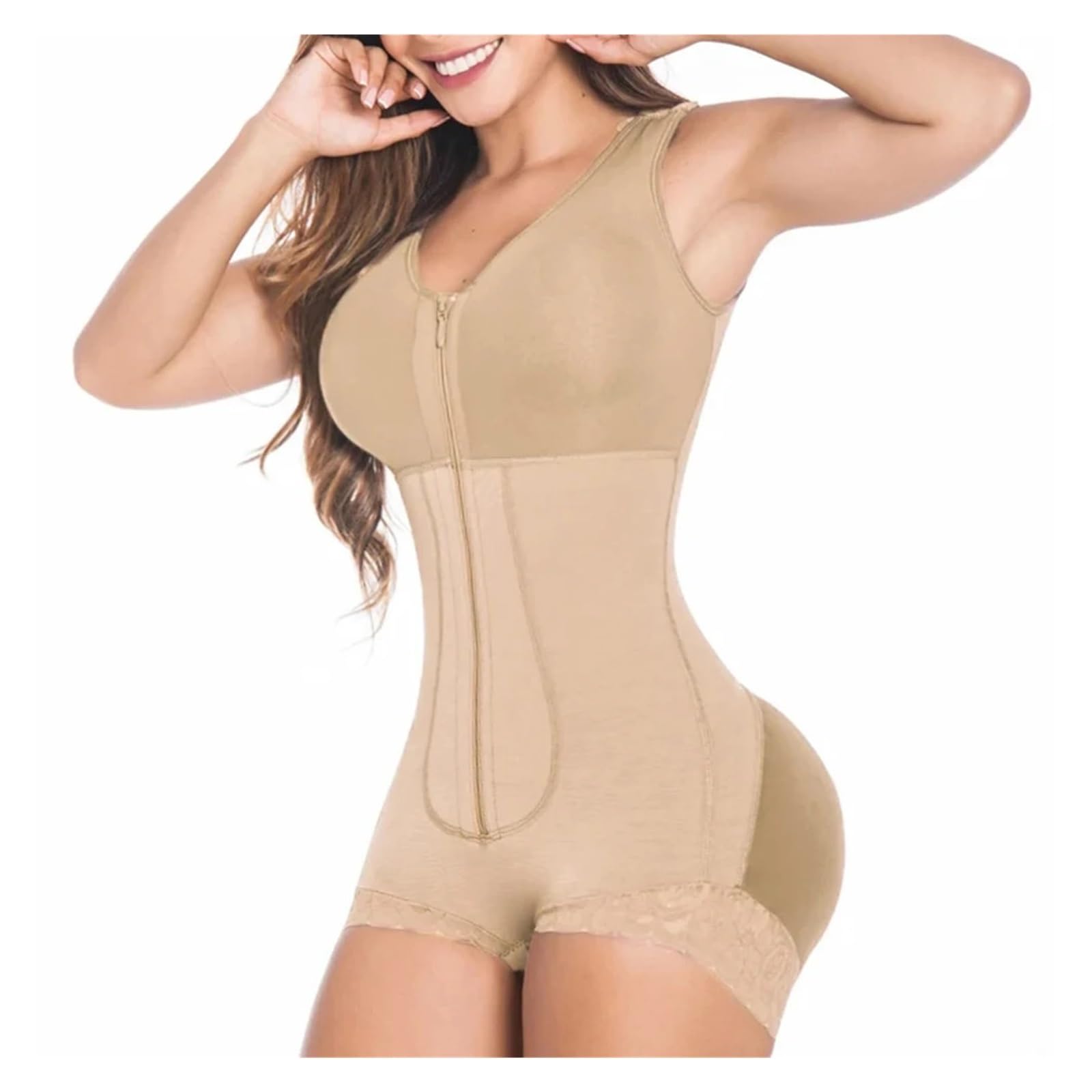 Body Contenitivo Modellante Donna Body Shaper da donna con cinture più sottili, body a compressione taglie forti