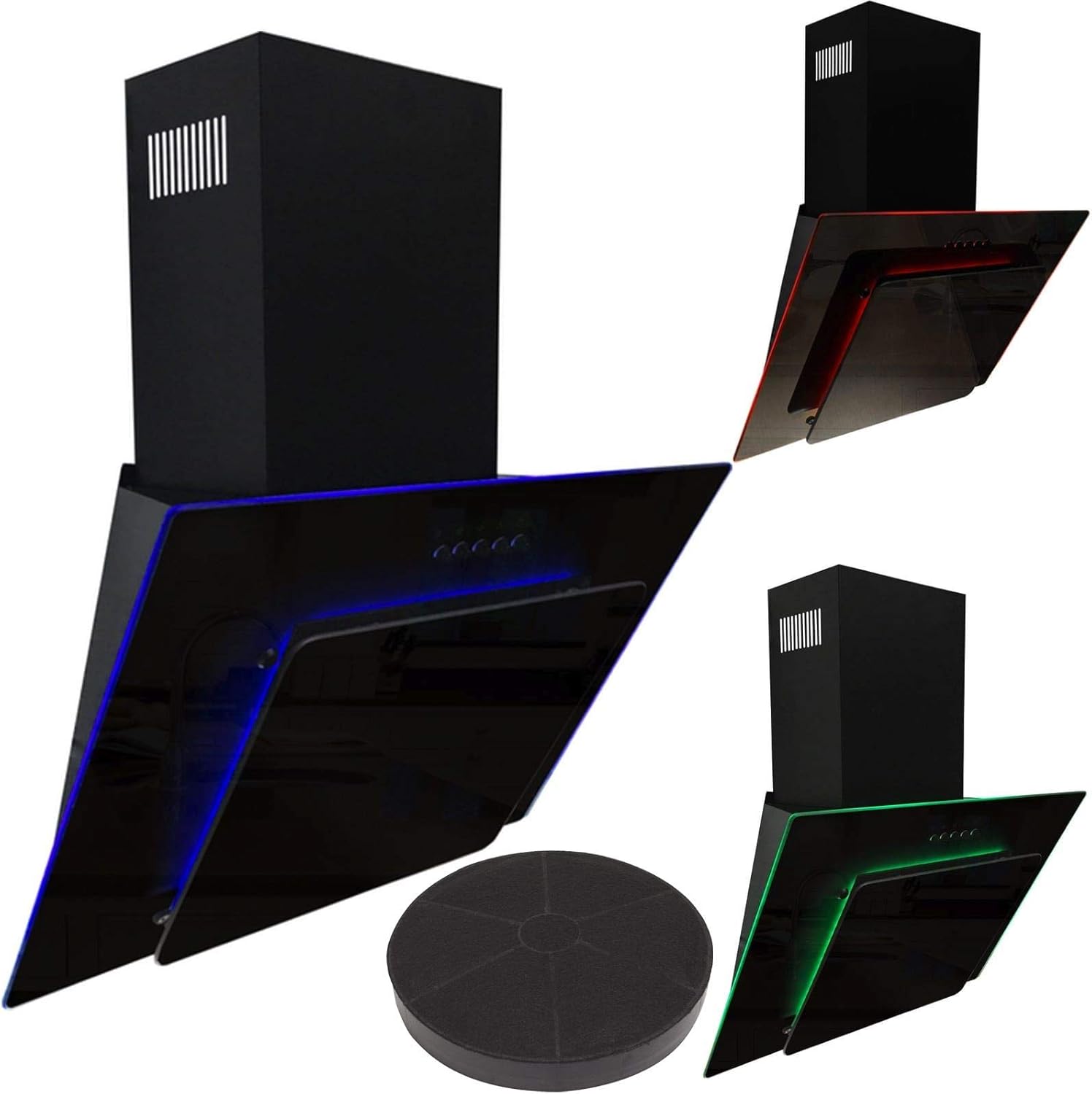 sia angled cooker hood 90cm