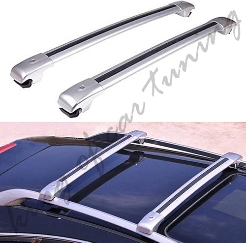 King of Car Tuning - Barras cruzadas ajustables con cerradura de plata para Mercedes Benz X164 GL550 2006-2012