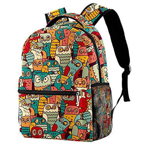 Sac à dos hibou polyvalent idéal pour les sorties scolaires et balades en ville