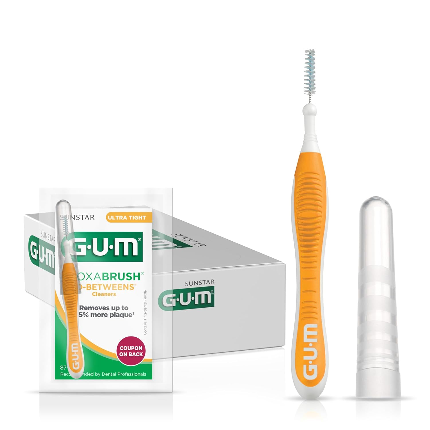 GUM Proxabrush Go-Betweens, Ultra Tight- Interdental Brushes, 871PQ, Professional Samples, 36 Count
