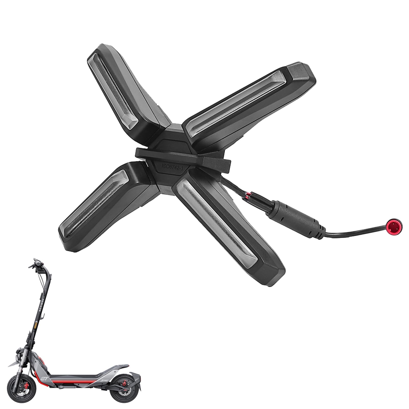 LED Faro per Segway Ninebot ZT3 ZT3 Pro Proiettore Potente per Monopattino Elettrico ad Alta Luminosità Accessori di Ricambio per Scooter