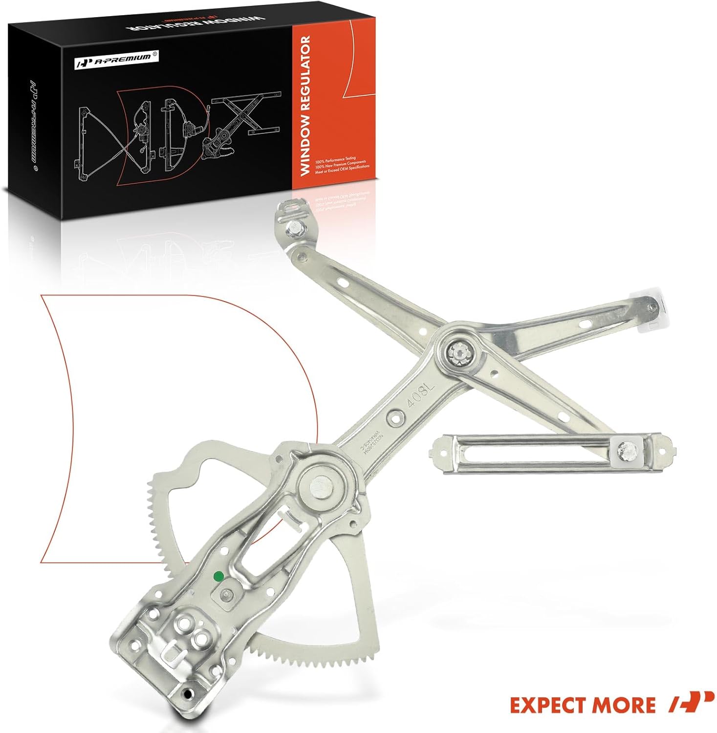 A-Premium Power Window Regulator Front Driver Side Compatible with Mercedes-Benz C220 1994-1996, C280 1994-2000, C230 1997-2000, C43 AMG 1998-2000, C36 AMG 1995-1997, Without Motor