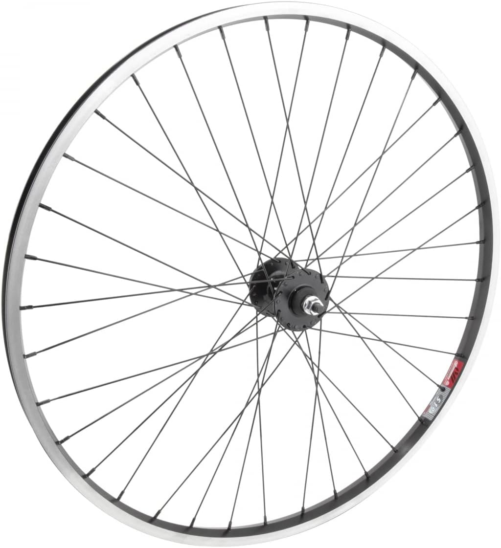 Wheel Master 27.5 Alloy Mountain Disc Single Wall Wheels - 27.5In - Ft - 19 - B/O 3/8 - Blk MSW - Wei 519 - W/M Mt-3000-100 - Blk - 6B - 14G Bk - 36H - SGL - Sv