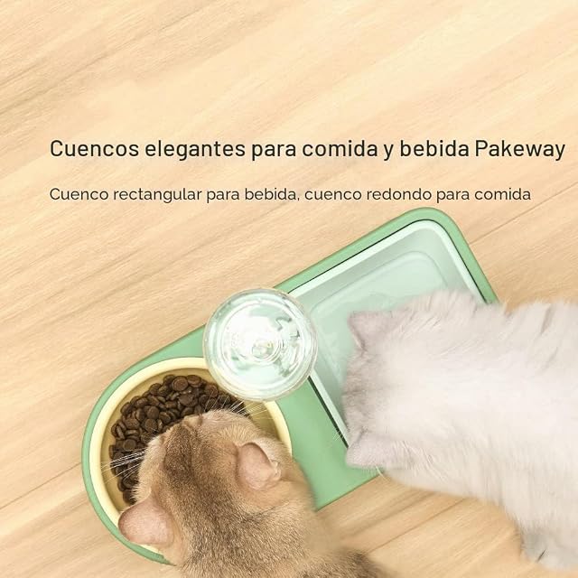 Foto 4 de 6 de BPS 2 in 1 Comedero y Bebedero Automático para Gatos y Perros Mascotas Dispensador Agua Alimentador…