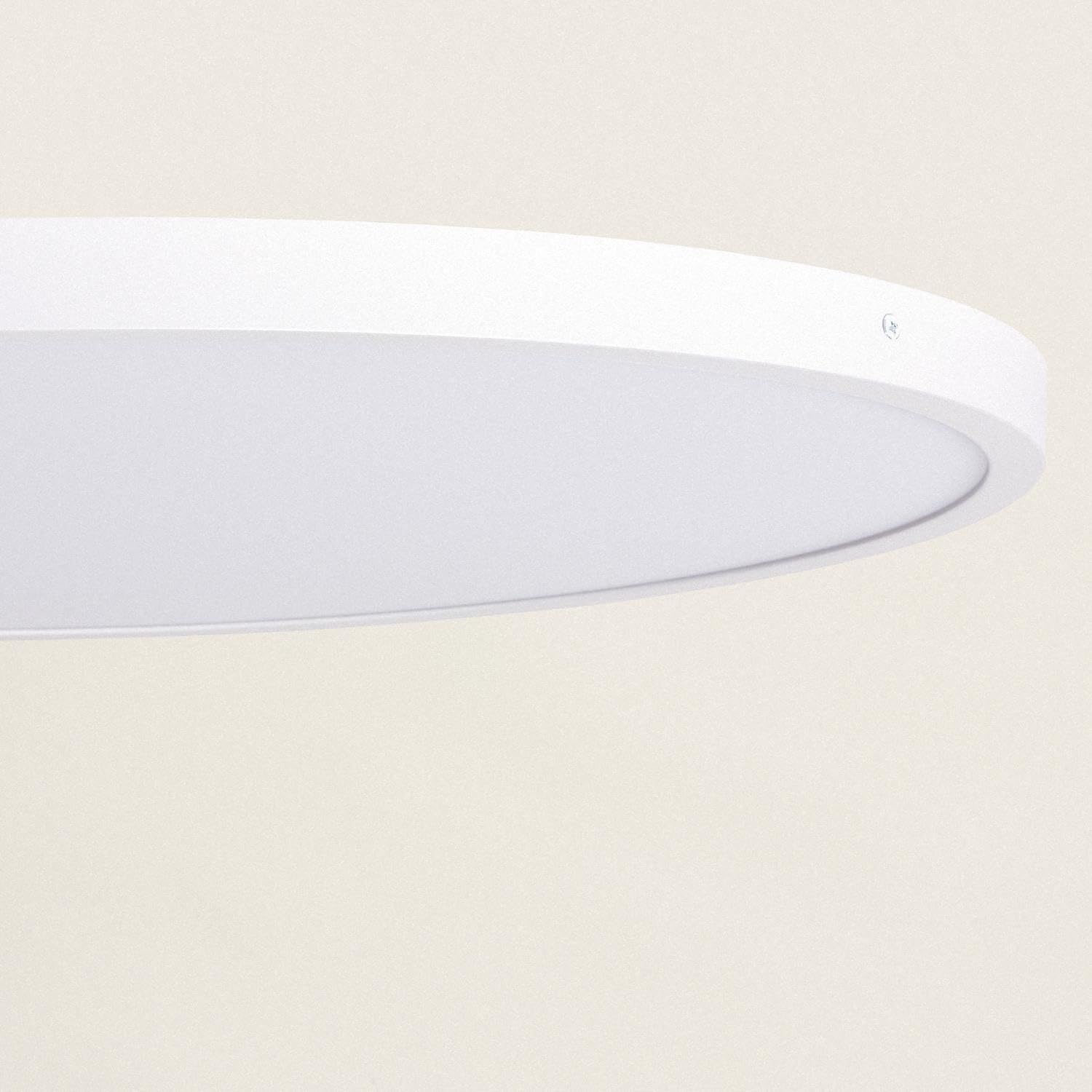 LEDKIA LIGHTING Plafón LED para Cocina, Comedor, Habitación 48W Circular Foco Downlight Empotrable Plano Temperatura de Color Seleccionable (Blanco Frío, Neutro, Cálido) Ø600 mm