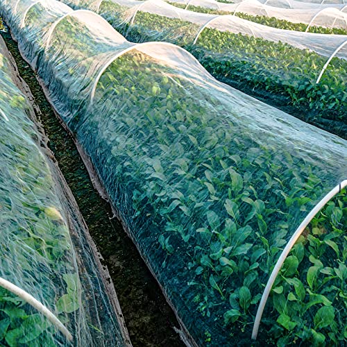 Unves Garden Netting, 10 X 30 Ft Mesh Mosquito Netting, Reusable Plant Cover Bug Insect Netting For Protecting Vegetables Fruits Trees Flowers Blueberries Tomatoes #TOP5